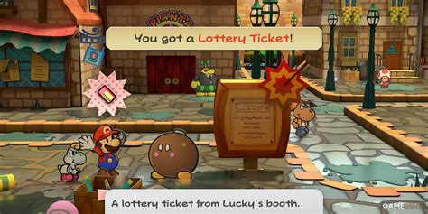 paper mario ttyd happy lucky lottery